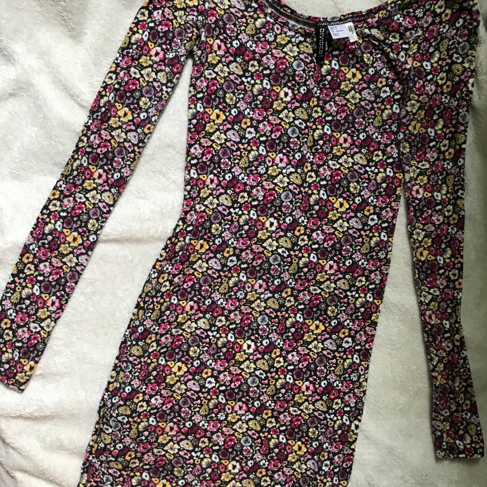 Floral body con dress